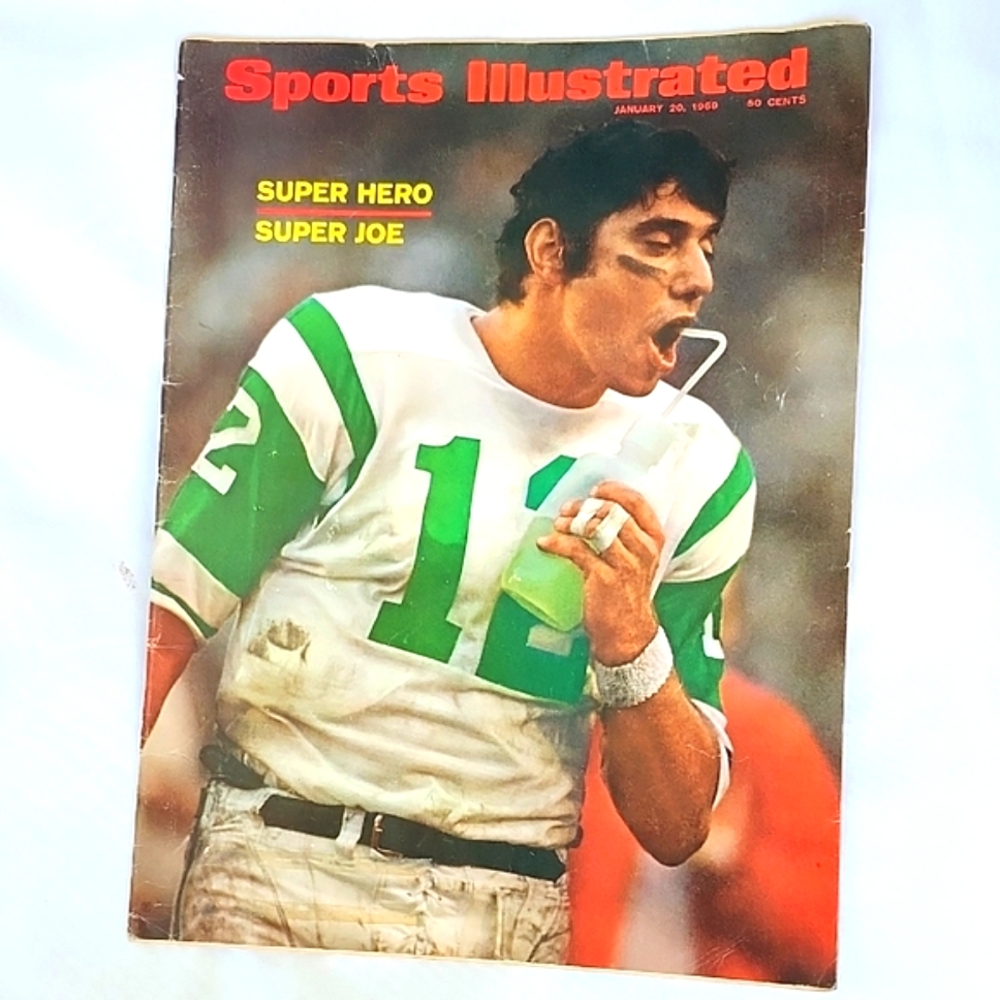 Vintage Sports Illustrated Magazine - Super Joe Cover